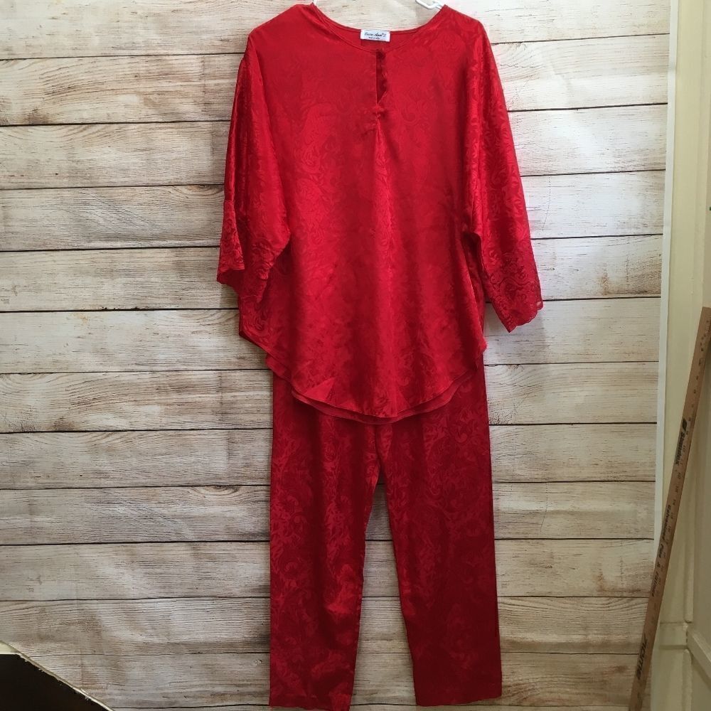VINTAGE LUCIE ANN II PAJAMAS IN RED‎